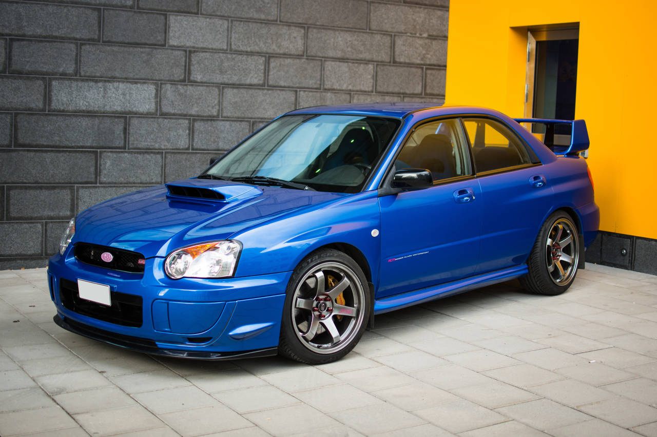 Subaru Impreza WRX STI 2006 красный