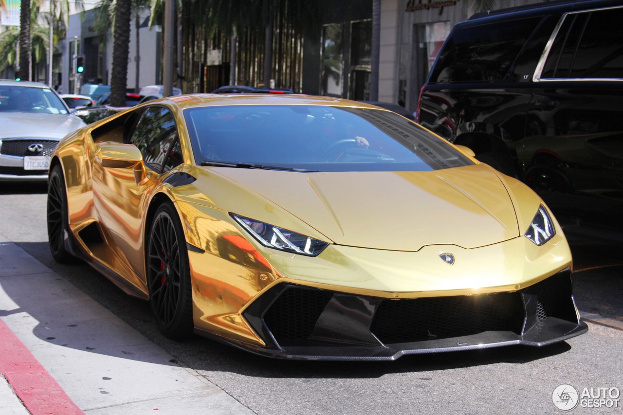 Lamborghini Huracan Золотая