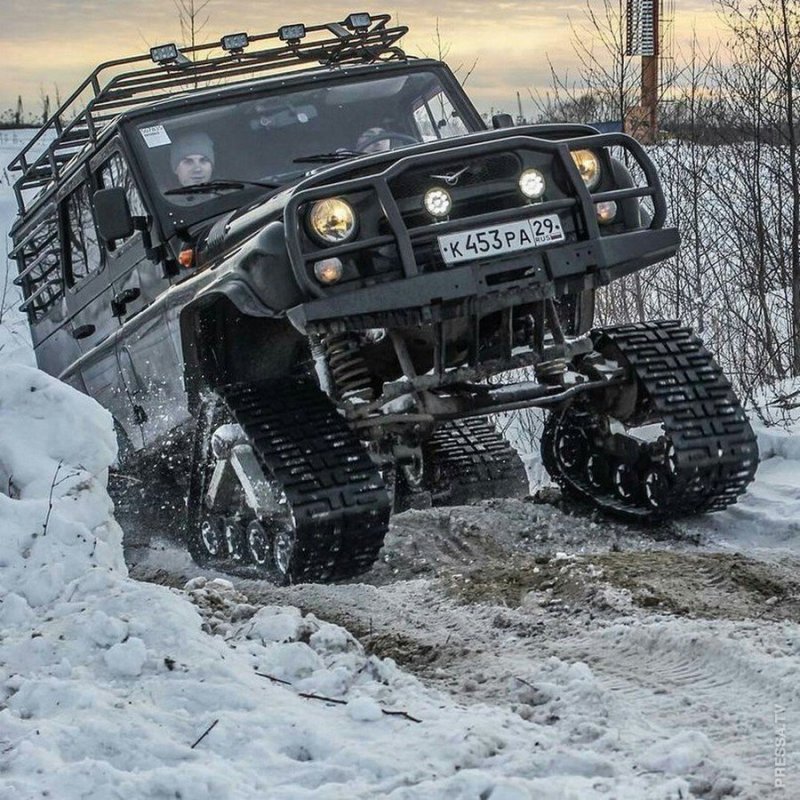 УАЗ 469 трофи зима