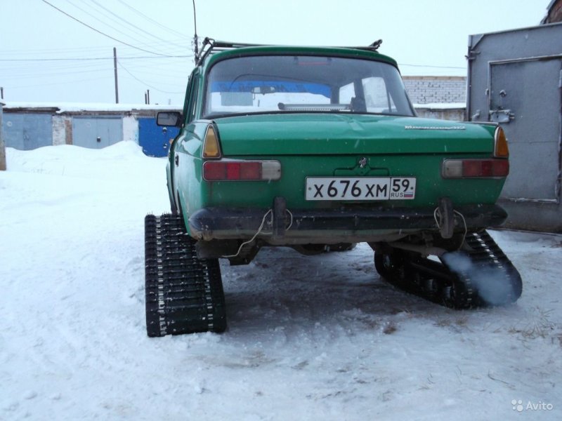 Снегоход из москвича 412