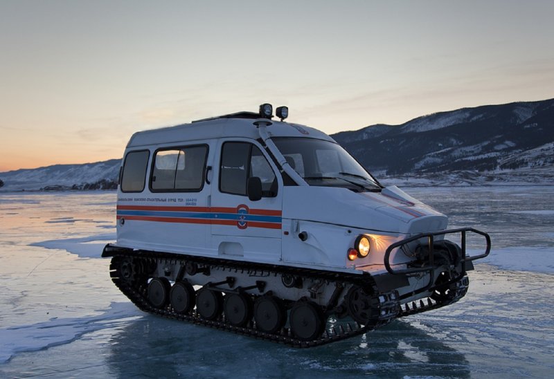 Гусеничный снегоболотоход ГАЗ 3409 Бобр