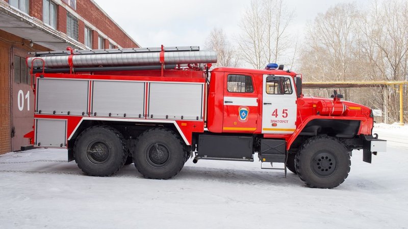 Пожарная машина Урал 5557 40