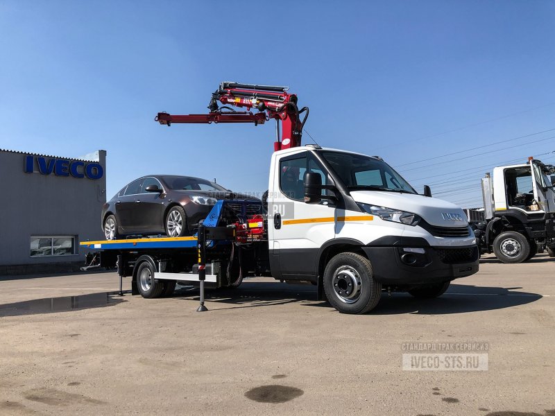 Iveco Daily 70 эвакуатор сдвижной