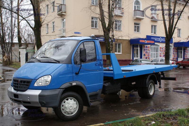 ГАЗ Валдай эвакуатор со сдвижной платформой