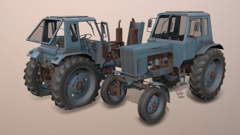 Модель трактора МТЗ-80