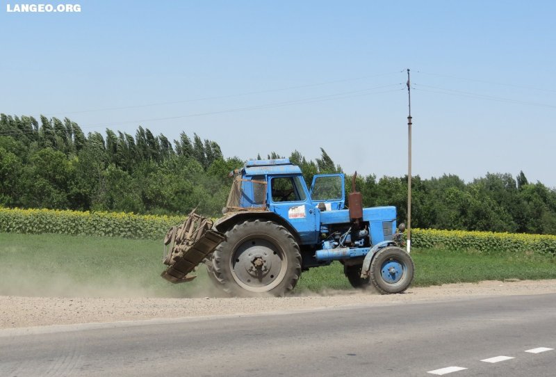 МТЗ 80 трактор с каселка