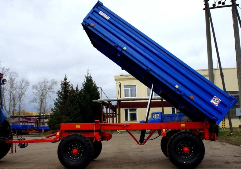 Прицеп тракторный самосвальный 2 ПТС-4.5