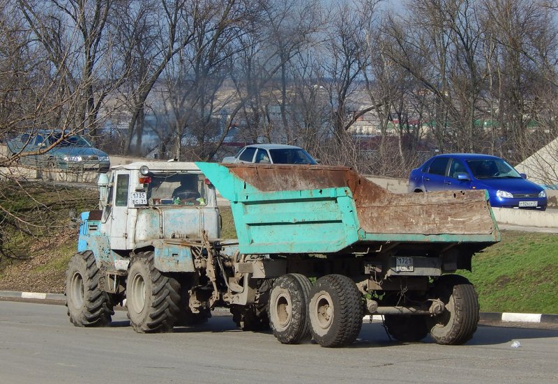 Трактор т150 с тралом