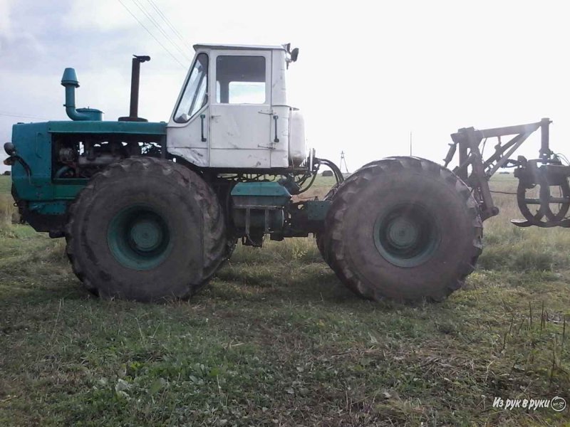 ХТЗ Т 150к 09 25 с прицепом