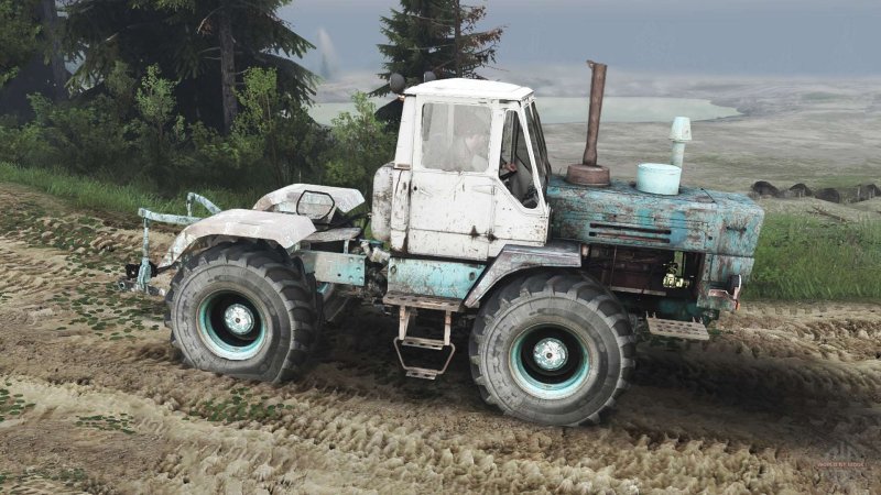 Т150 трактор на арочных колесах