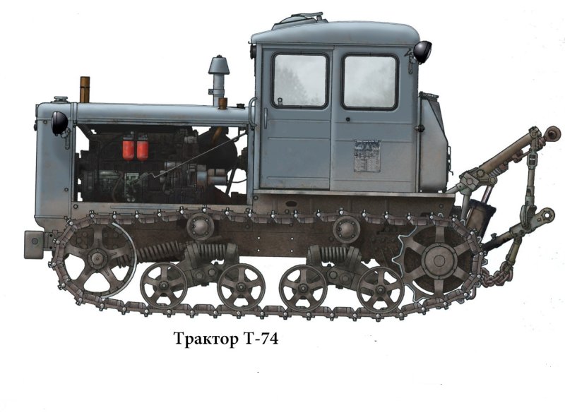 ХТЗ Т 74 трактор