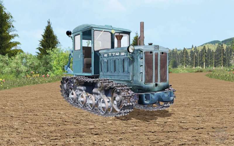T74 трактор гусеничный