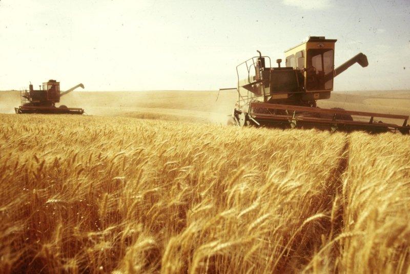 Комбайны СССР уборка пшеницы