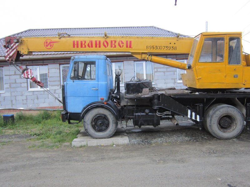 Кран МАЗ Ивановец 14 тонн