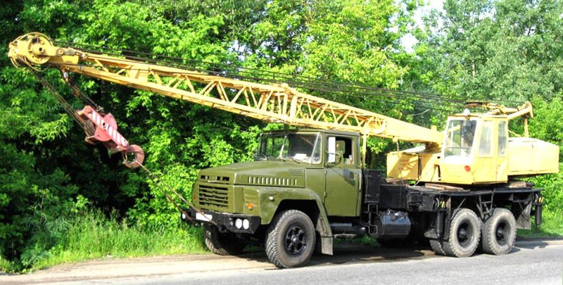 Кран автомобильный КС-4562 КРАЗ-250