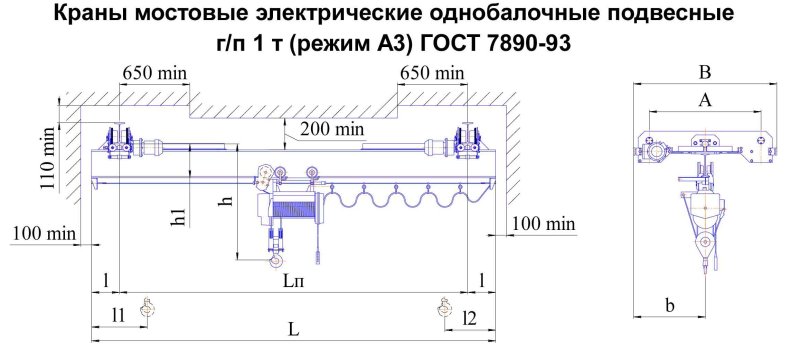 Кран-балка подвесная 5т схема электрическая принципиальная