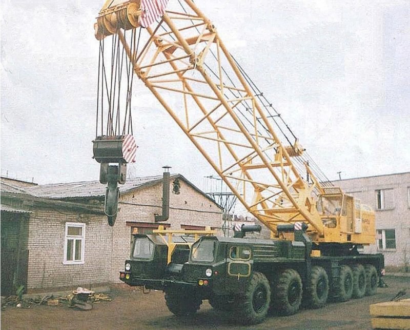 МАЗ-547 кран