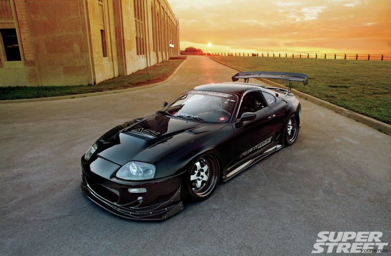 Тюнинговая Toyota Supra