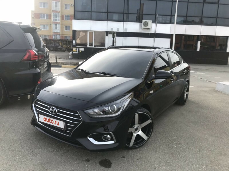 Hyundai Solaris 2017 черный