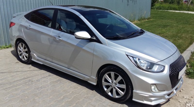 Hyundai Solaris 2013 обвес