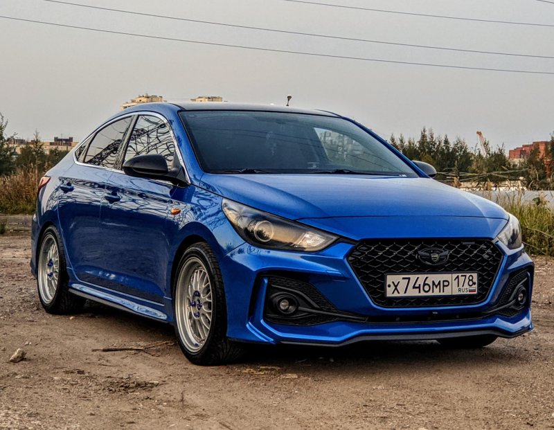 Hyundai Solaris 2 обвес Юрол