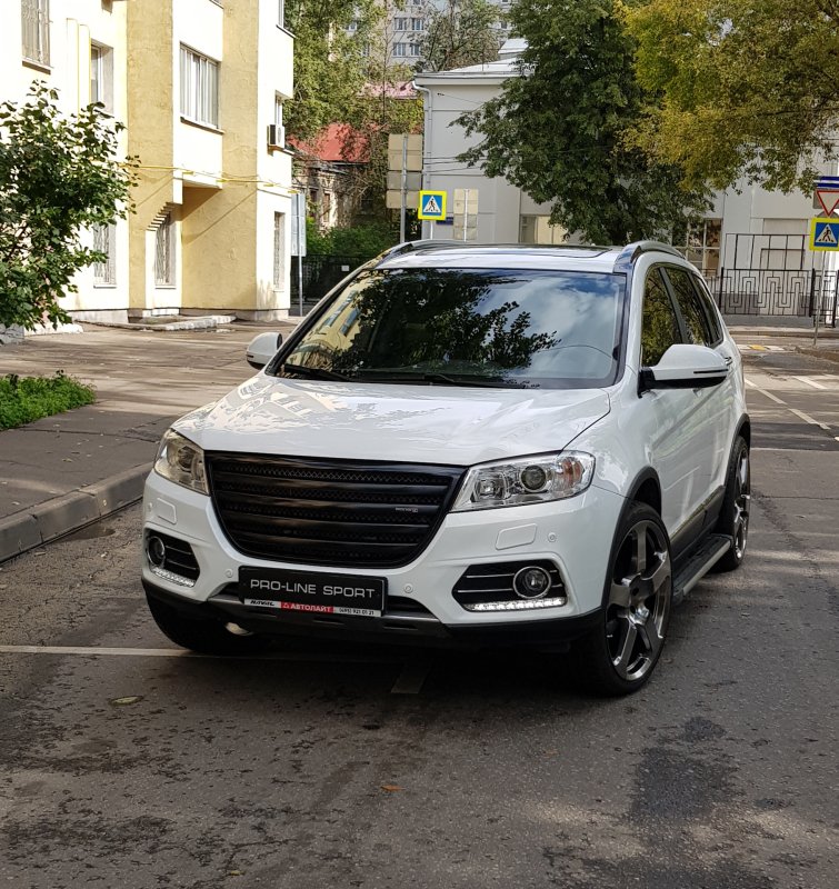 Черная решетка Haval h9