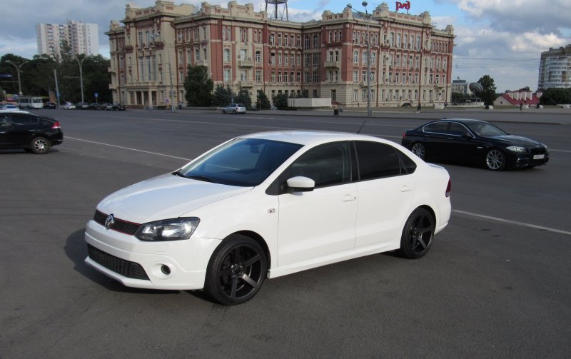 VW Polo 2013 обвес