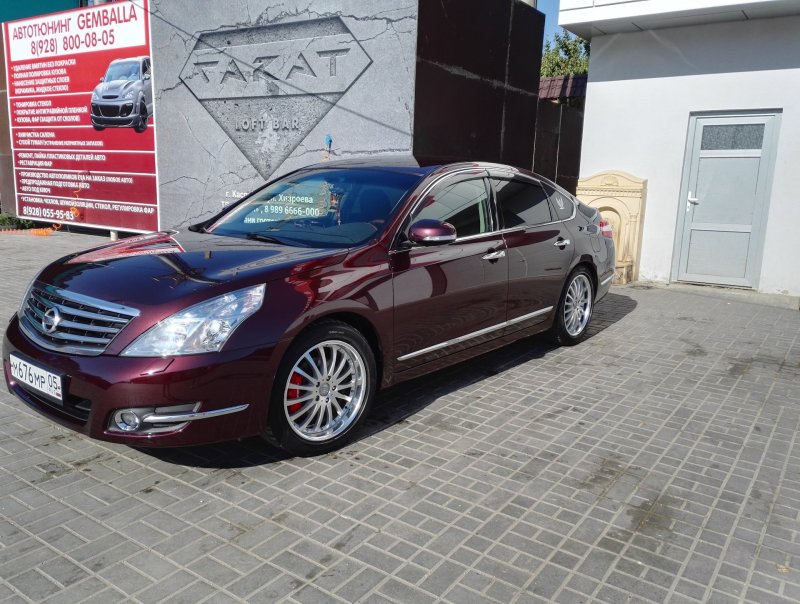 Хром на Nissan Teana j32