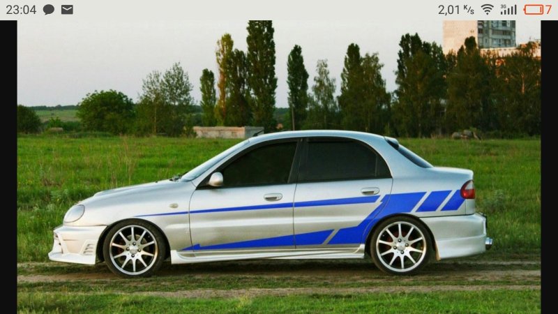 Chevrolet lanos тюнингованная