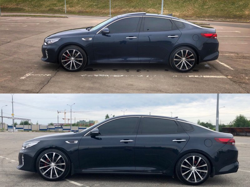 Kia Optima 4 занижение