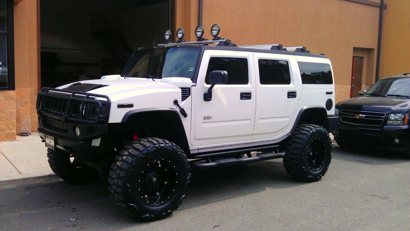 Hummer h3 White Tuning