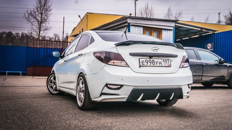 Hyundai Solaris 2011 обвес