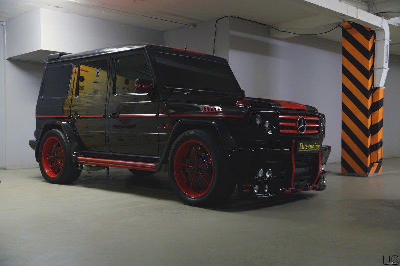 Gelandewagen Brabus красный