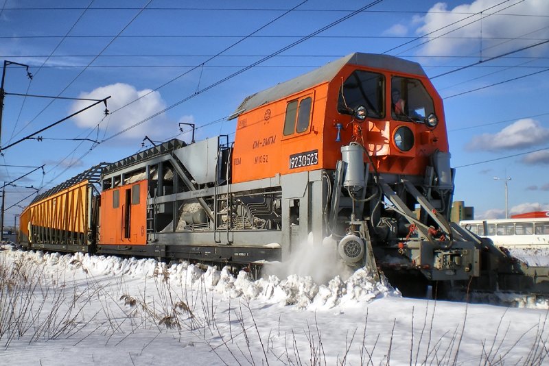 Снегоочиститель ЭСО-3 ЖД