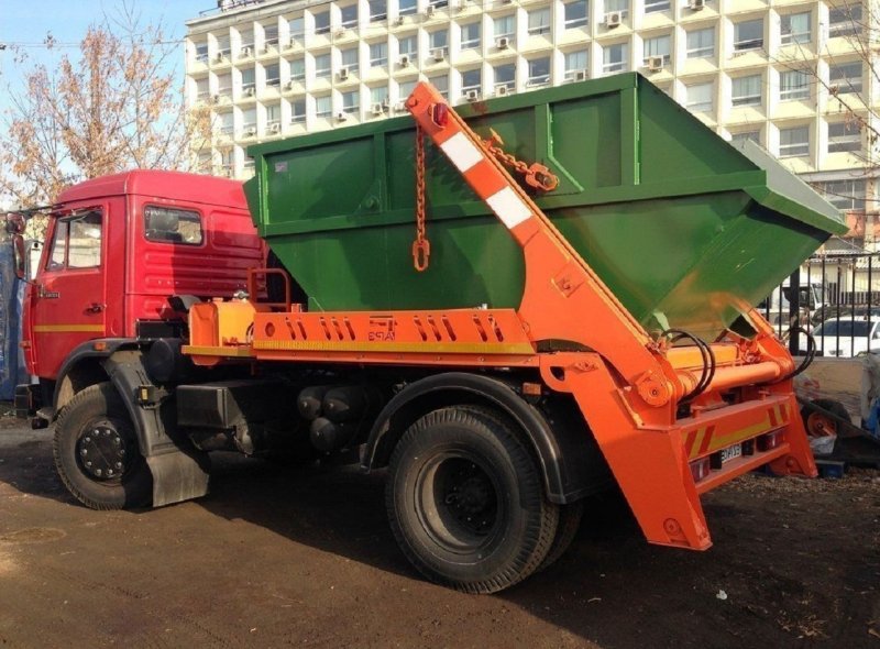 Вывоз строительного мусора КАМАЗ 8м3