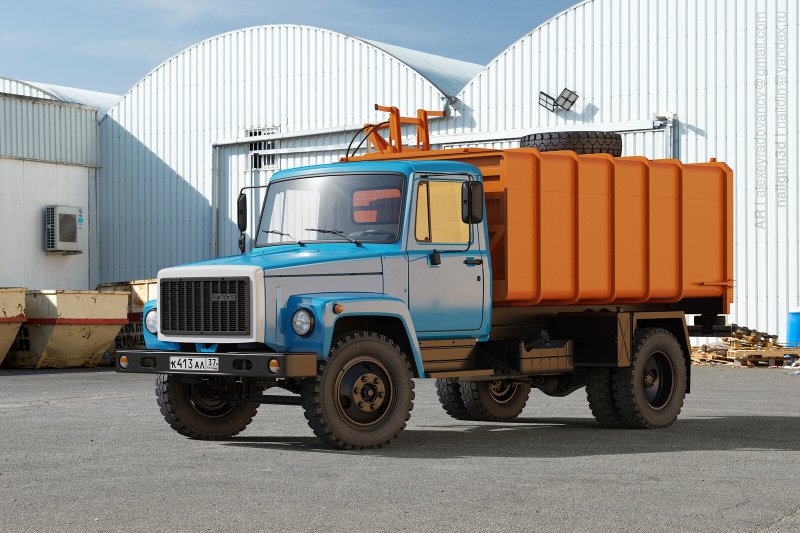Ко-404 мусоровоз ГАЗ-53