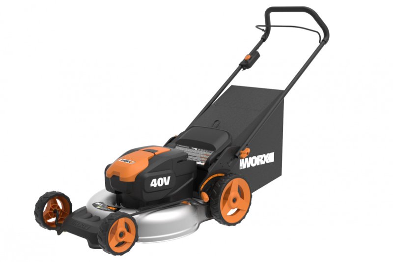 Аккумуляторная газонокосилка Worx 40в 34