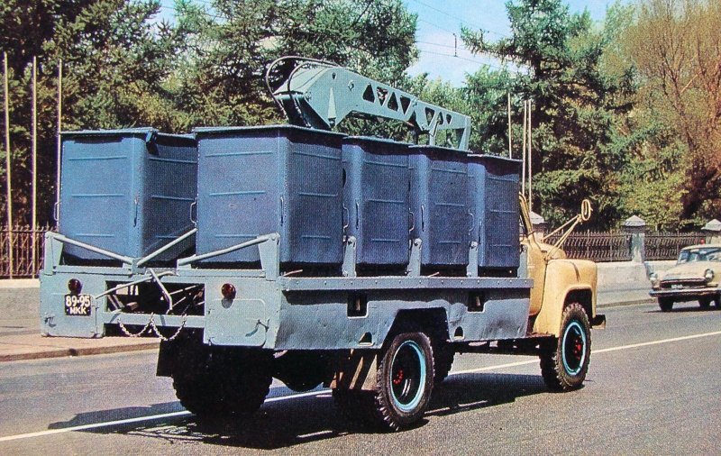 ГАЗ 53 мусоровоз СССР