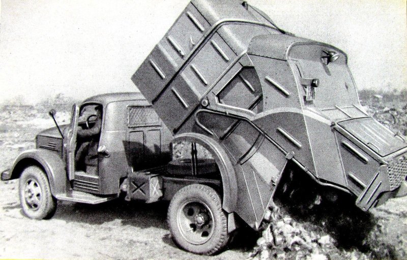 ГАЗ 51 мусоровоз СССР