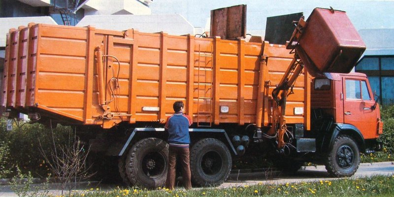 КАМАЗ 53213 мусоровоз
