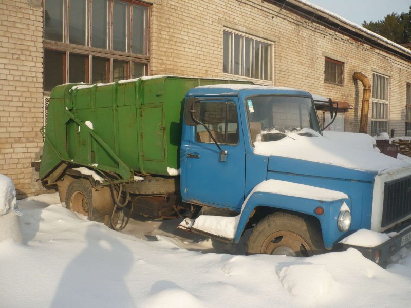 Мусоровоз Кызыл ГАЗ 53