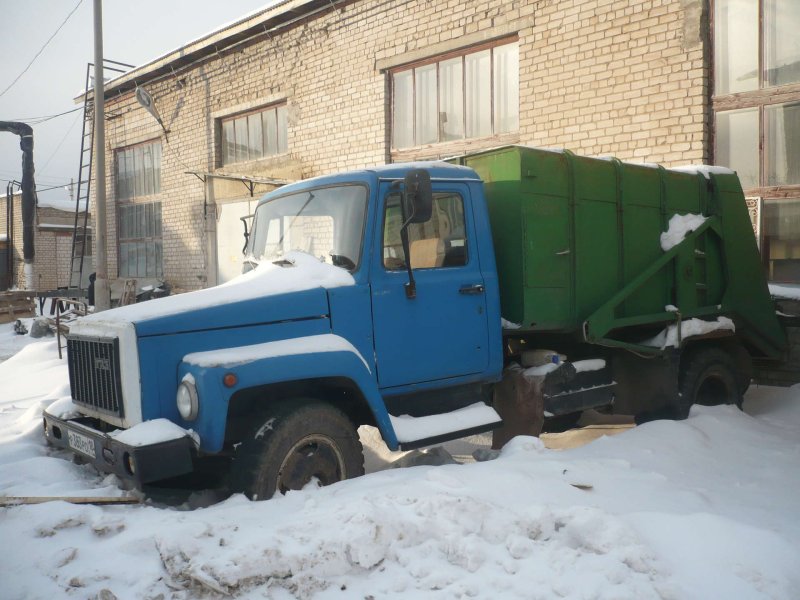 Мусоровоз на базе ГАЗ 53