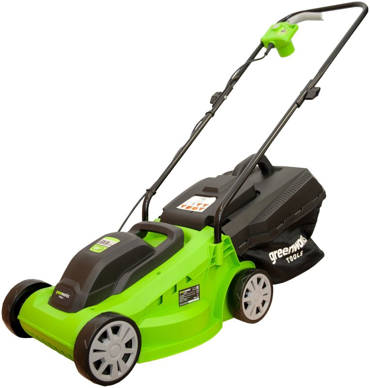 Газонокосилка электрическая GREENWORKS glm1232