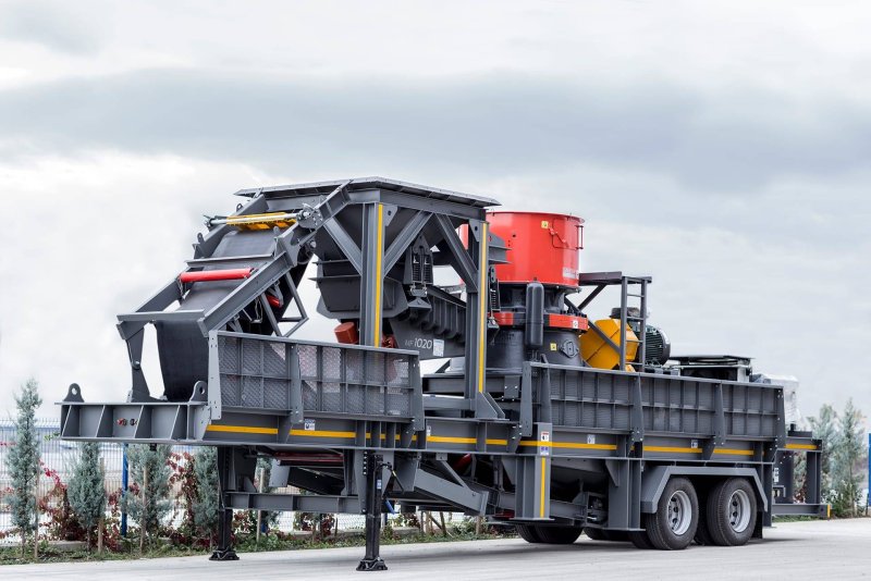 Стационарная роторная дробилка для щебня Terex