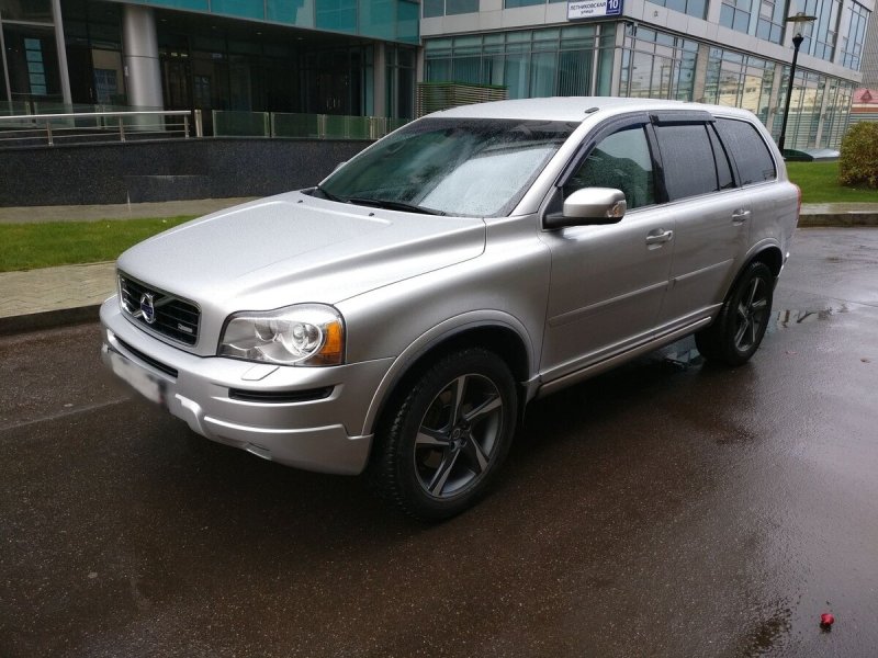 Volvo xc90 серебристый