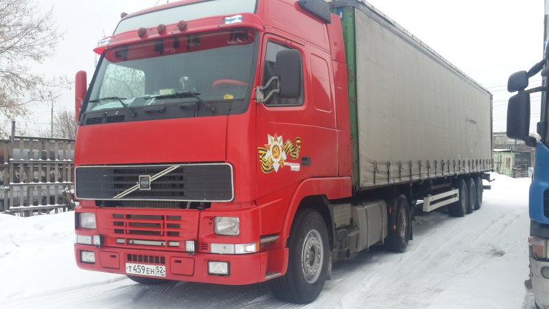 Volvo fh12 с полуприцепом