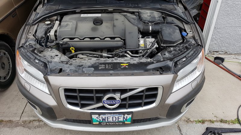 Volvo xc70 под капотом