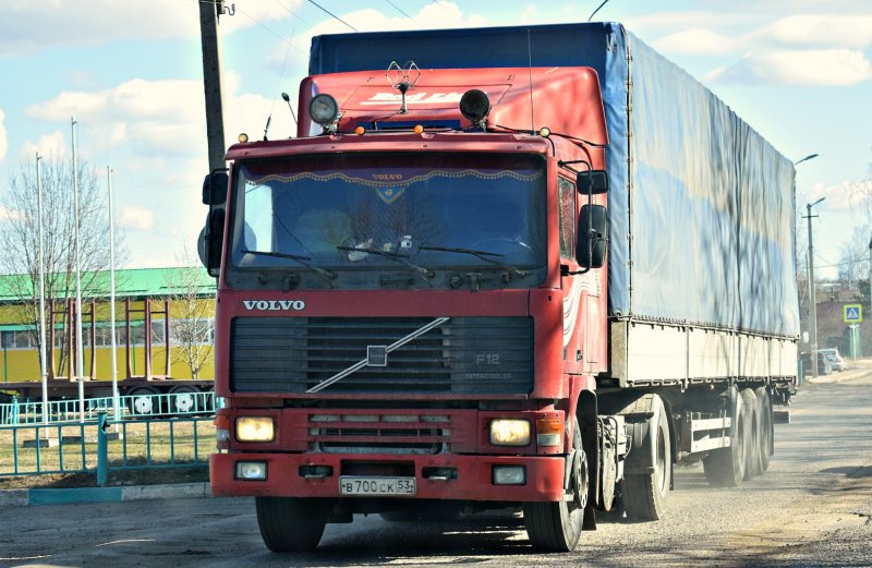 Вольво ф12 с полуприцепом