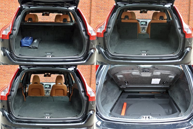Volvo xc60 габариты багажника