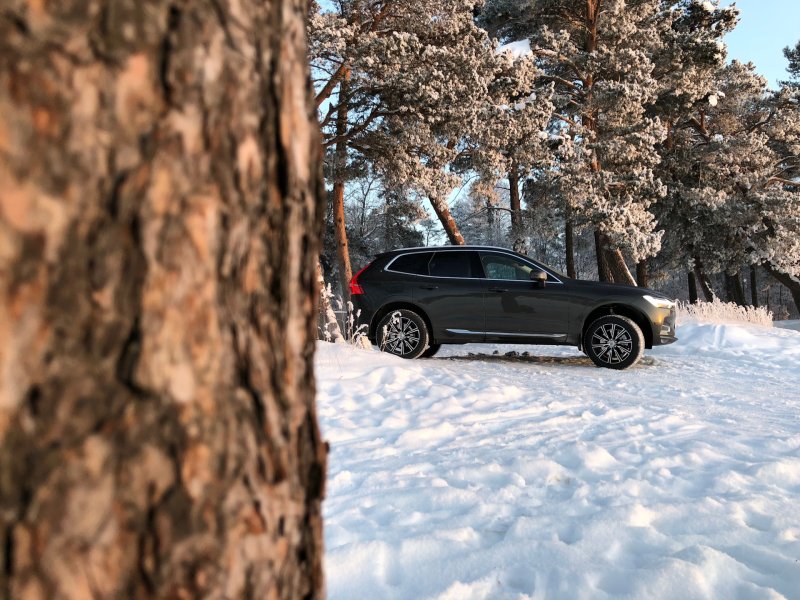 Volvo xc60 зимой